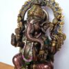 Estátua de Deus Ganesha em trono Surya Sun 26cm by Veronese Design