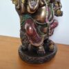 Estátua de Deus Ganesha em trono Surya Sun 26cm by Veronese Design