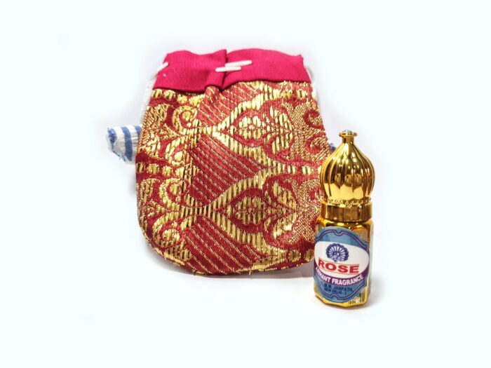 Perfume indiano natural e artesanal da Jain Perfumers aroma Rose