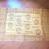 Chadar indiano (manto de oração) de Shiva Nataraja amarelo