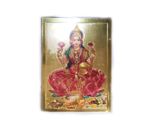 Ímã de geladeira dourado da Deusa Lakshmi
