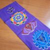 Panô dos 7 chakras especial para parede roxo e color 1,80m