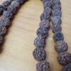 Japamala de 54 contas grandes de sementes de Rudraksha 18mm (raro)