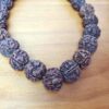Japamala de 54 contas grandes de sementes de Rudraksha 18mm (raro)