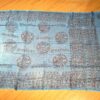 Chadar indiano (manto de oração) de Shiva Nataraja azul