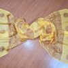 Chadar indiano (manto de oração) de Ganesha e mantras amarelo (outlet)