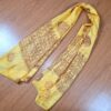 Chadar indiano (manto de oração) de Ganesha e mantras amarelo (outlet)
