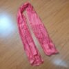 Chadar indiano (manto de oração) de OM (aum) rosa coral