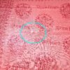 Chadar indiano (manto de oração) de Shiva Nataraja rosa coral
