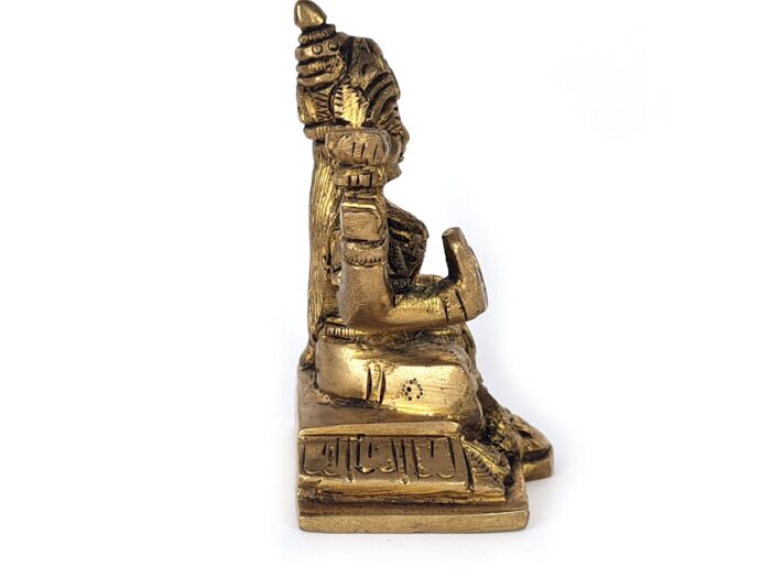 Estátua do Deusa Lakhsmi na Flor de Lótus em brass 8m