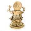 Estátua de Ganesha em Brass com Quatro braços 20cm