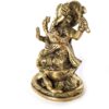 Estátua de Ganesha em Brass com Quatro braços 20cm