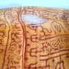 Chadar indiano (manto de oração) de Ganesha e mantras amarelo (outlet)