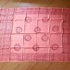 Chadar indiano (manto de oração) de OM e mantras rosa coral