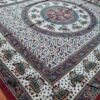 Panô indiano de algodão estampa de mandala bordô e color 2,40m