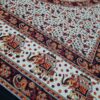 Panô indiano de algodão estampa de mandala marrom e laranja 2,40m
