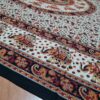 Panô indiano de algodão estampa de mandala marrom e laranja 2,40m