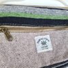 Bolsinha indiana 100% Hemp fibra natural com zíper