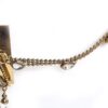 Brinco indiano Jhumka com correntes Sahara para prender ao cabelo