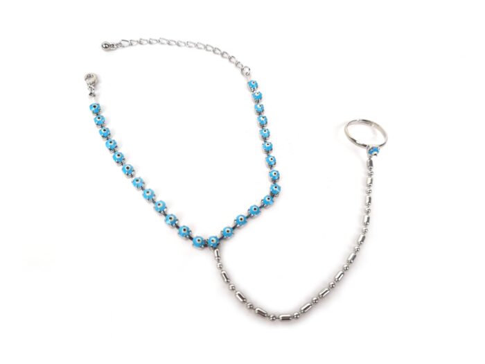 Payal ring Pulseira de pé com anel