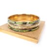 Bracelete indiano de resina marmorizada Jardins de Jaipur