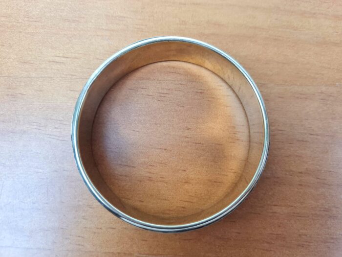 Bracelete indiano de resina marmorizada Jardins de Jaipur