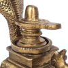 Shiva Lingam com cobra de 5 cabeças e Nandi para adoração ao Senhor Shiva