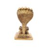 Shiva Lingam com cobra de 5 cabeças e Nandi para adoração ao Senhor Shiva