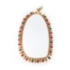 Tornozeleira indiana Lakshmi Anklet dourada com pedrarias