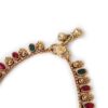Tornozeleira indiana Lakshmi Anklet dourada com pedrarias