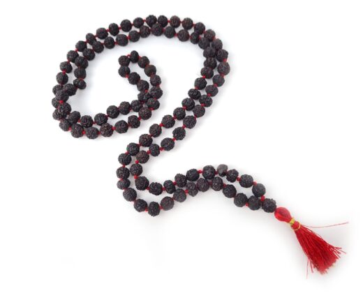 20250927_153156 Japamala raro de Black Rudrakshas 108 contas com sementes de 7mm