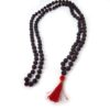 Japamala raro de Black Rudrakshas 108 contas com sementes de 7mm