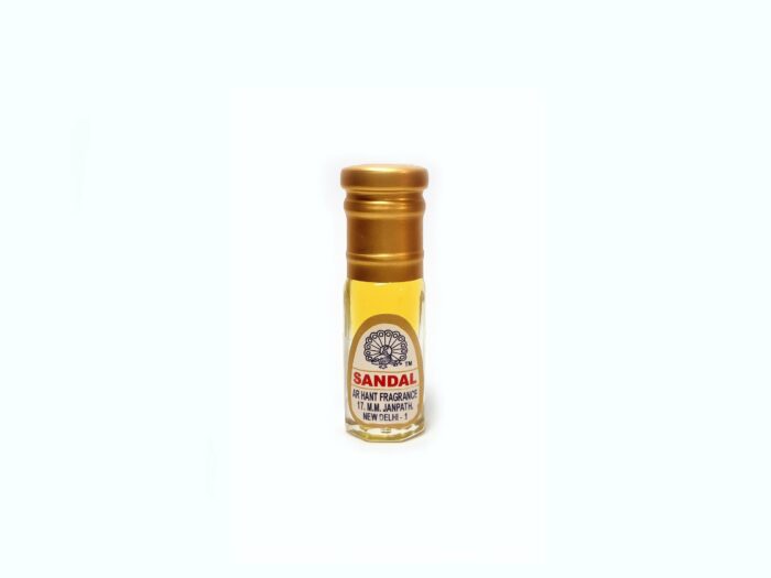 Perfume indiano natural e artesanal da Jain Perfumers Sândalo 5ml