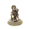 Hanuman Deus Macaco estatueta indiana em liga metálica 9cm