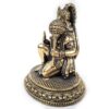 Hanuman Deus Macaco estatueta indiana em liga metálica 9cm