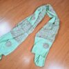 Chadar indiano (manto de oração) de Ganesha verde menta