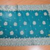Sari indiano de seda com bordados e pedras dourados Mayura