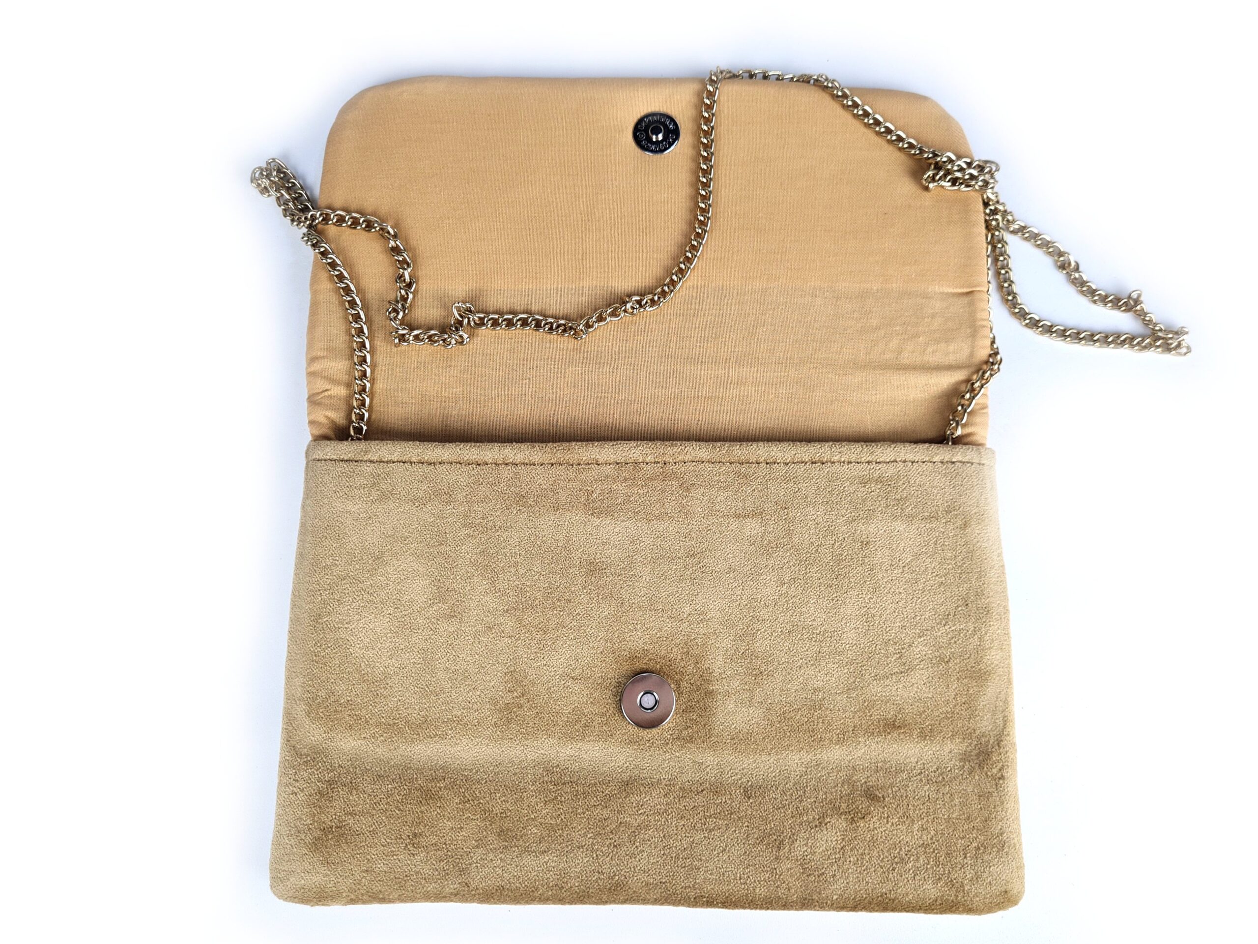 Bolsa indiana clutch carteira tecido com bordados florais bege e metalizados