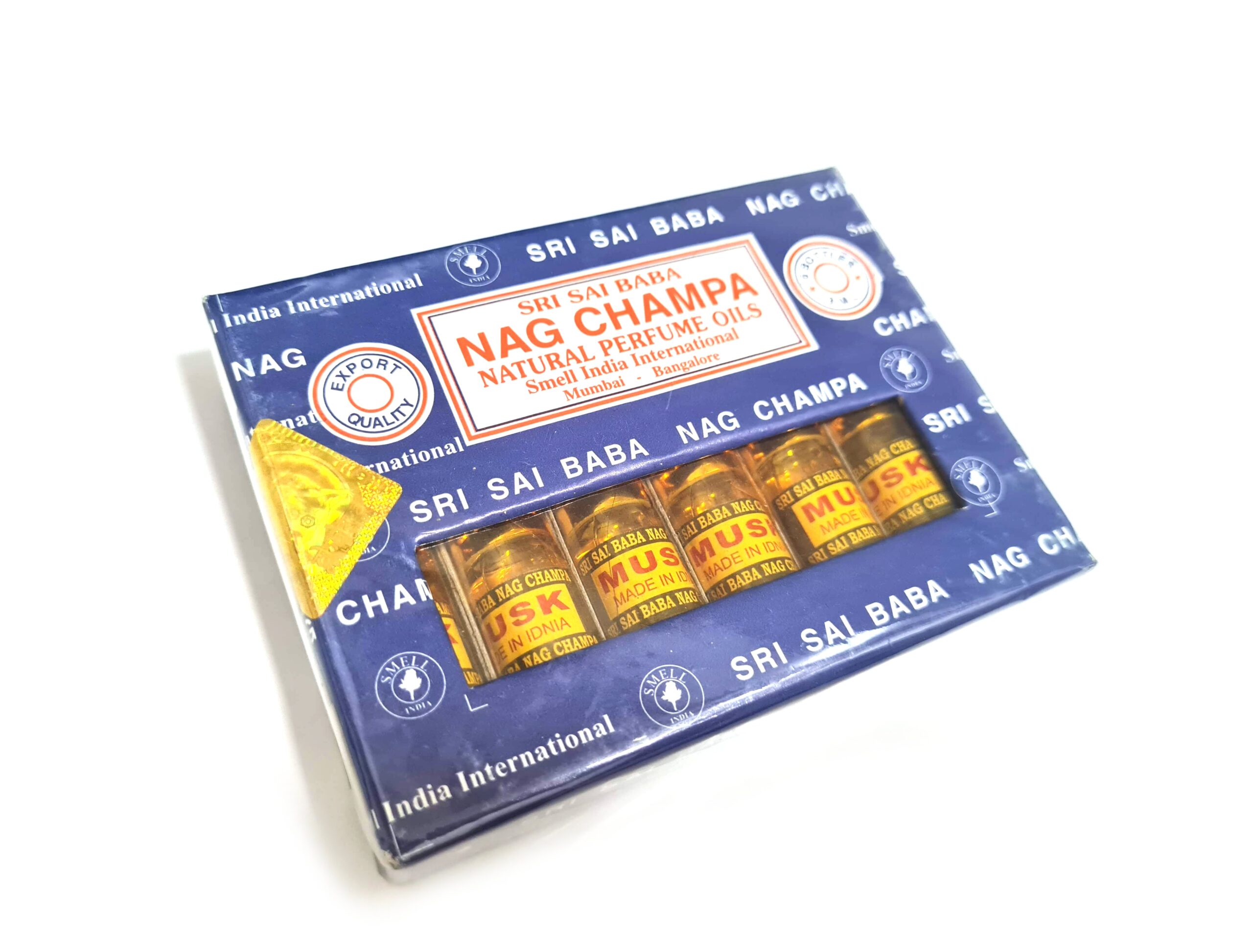 Kit com 6 essências Nag Champa aroma Musk (3ml)