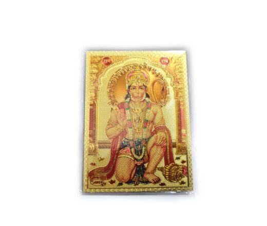 Ímã de geladeira dourado com o Deus Macaco Hanuman