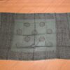 Chadar indiano (manto de oração) de OM e mantras verde e preto