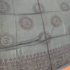 Chadar indiano (manto de oração) de OM e mantras verde médio