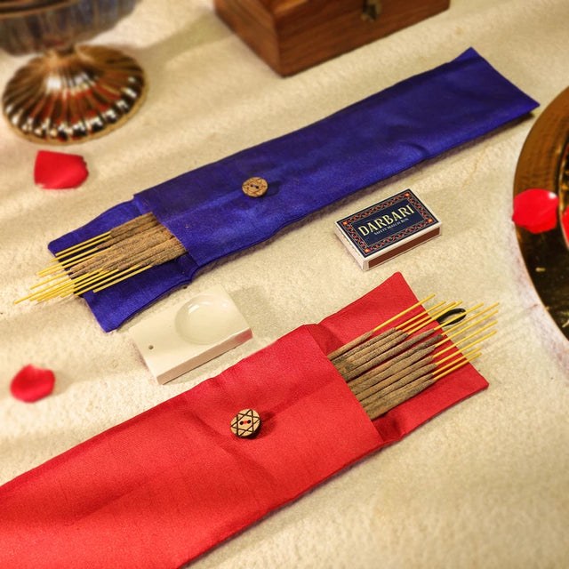 Incenso Darbari Majestic edição especial com kit para presentear
