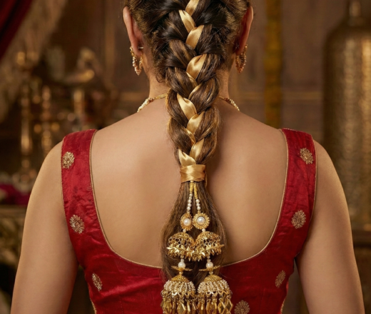 Paranda joia de trança indiana para festas