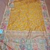 Saree Banarasi Art Silk de seda Imperial Girassol