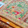Saree Banarasi Art Silk de seda Imperial Girassol