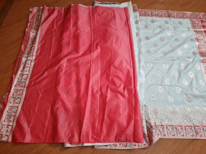 20260203_170428 Saree Banarasi Art Silk de seda branco e color modelo Sweta Amritá