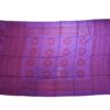 Chadar indiano (manto de oração) de OM e mantras roxo