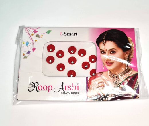 bindi vermelho com strass, para usar na testa