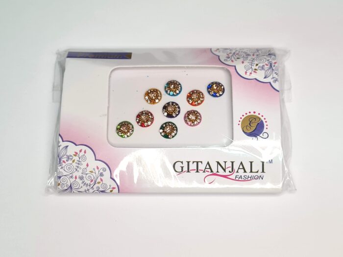 Bindi indiano Gitanjali adesivo para colar entre as sombrancelhas coloridos 9